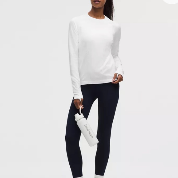 LULULEMON Rest Less Variegated Ribbed Pullover. - Picture 3 of 7